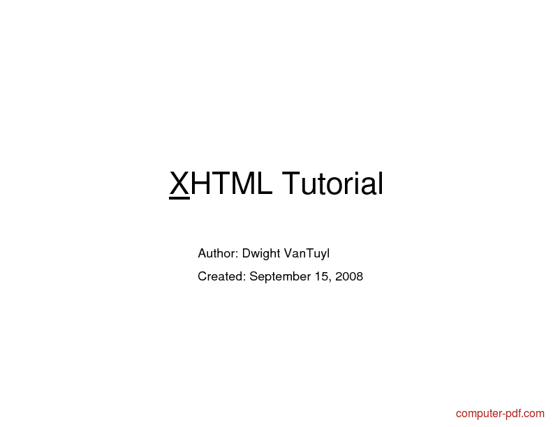 xhtml sample page xhtml sample page