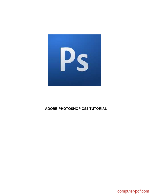 adobe photoshop cs5 full tutorial pdf free download