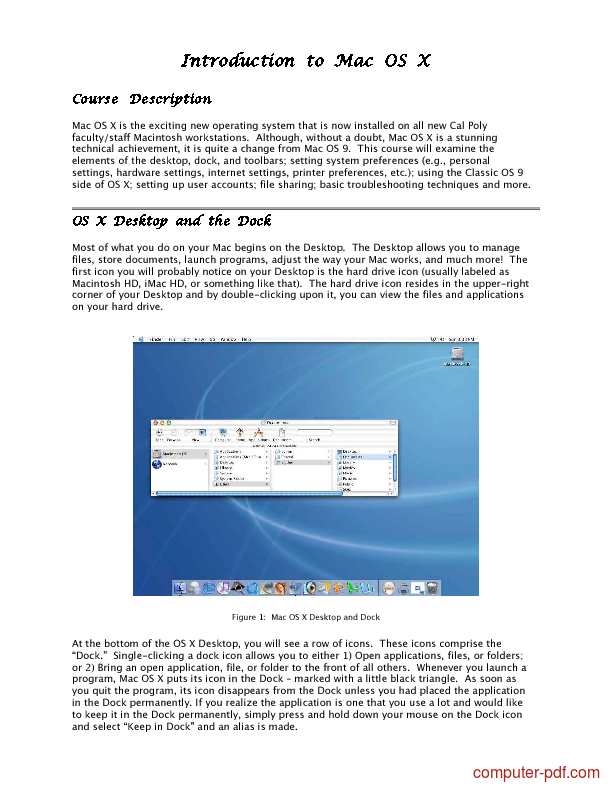 mac os tutorial for beginners pdf