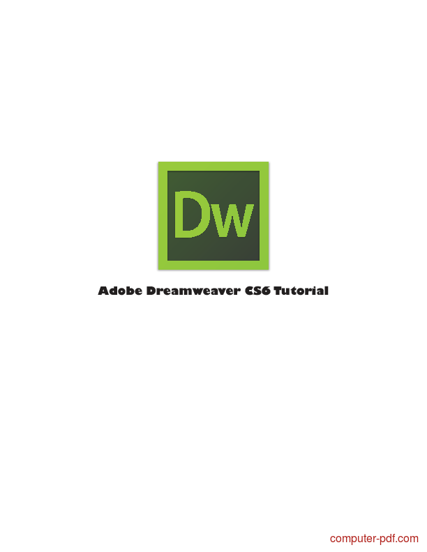 Pdf Adobe Dreamweaver Cs6 Free Tutorial For Beginners