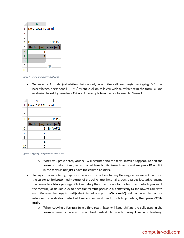 Pdf Microsoft Excel 2013 Free Tutorial For Beginners