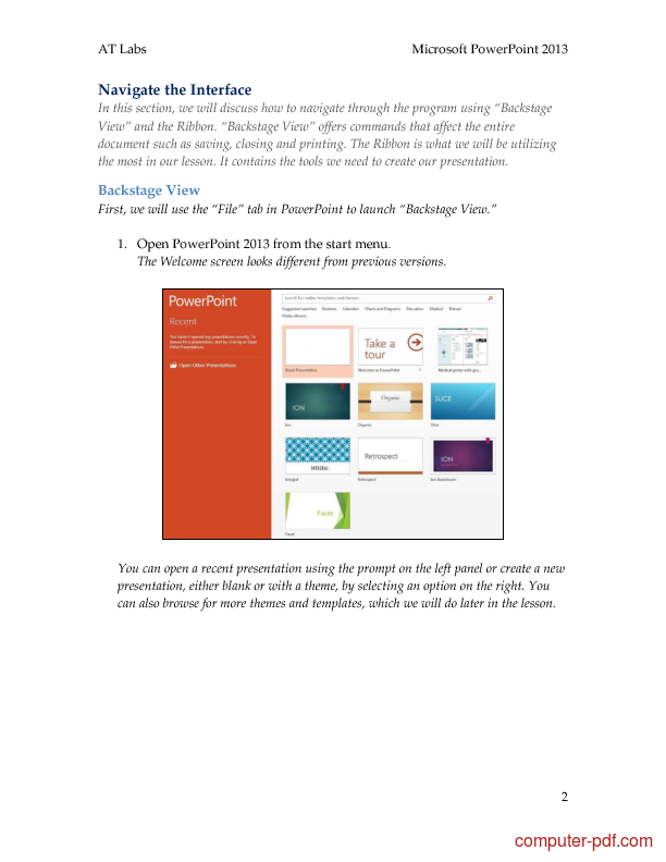 microsoft presentation pdf