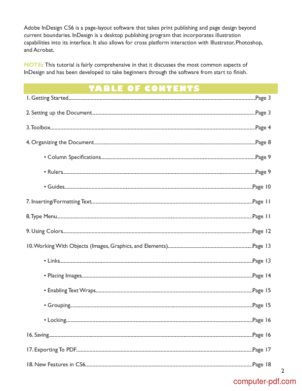 adobe indesign cs6 revealed pdf