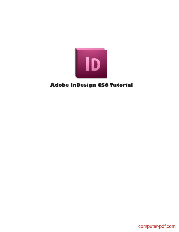 adobe indesign cs6 tutorial video