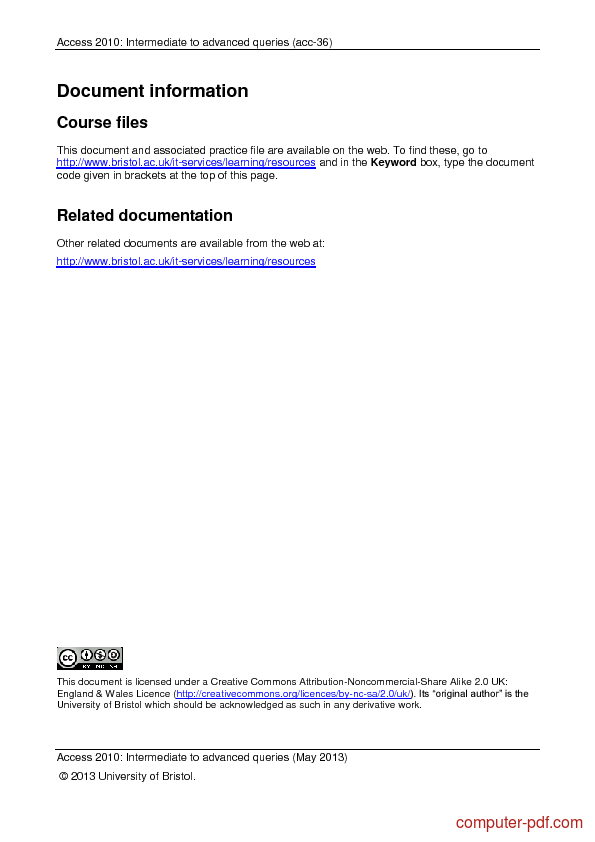 Advanced sql queries book