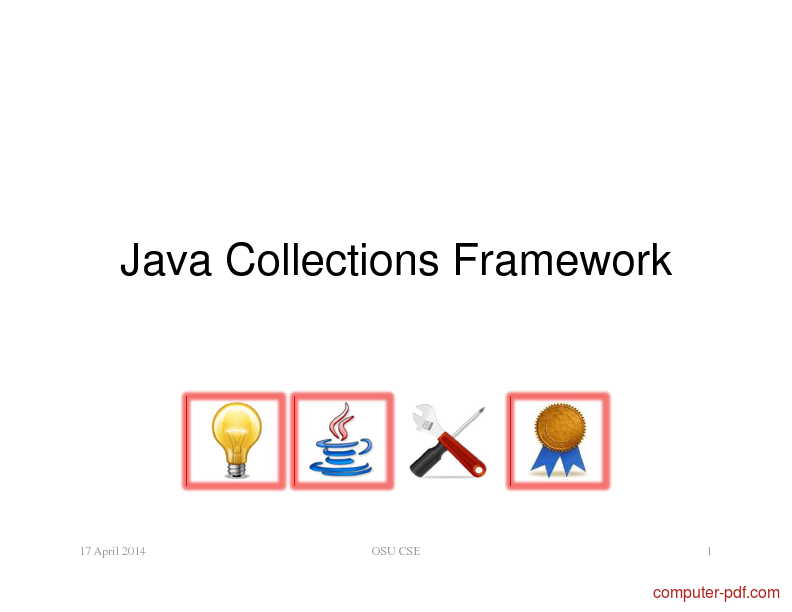 Pdf in collection framework java