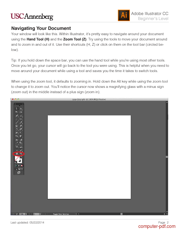 adobe illustrator cc tutorials pdf free download