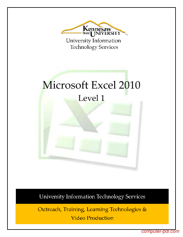 how to use microsoft excel 2010 tutorial