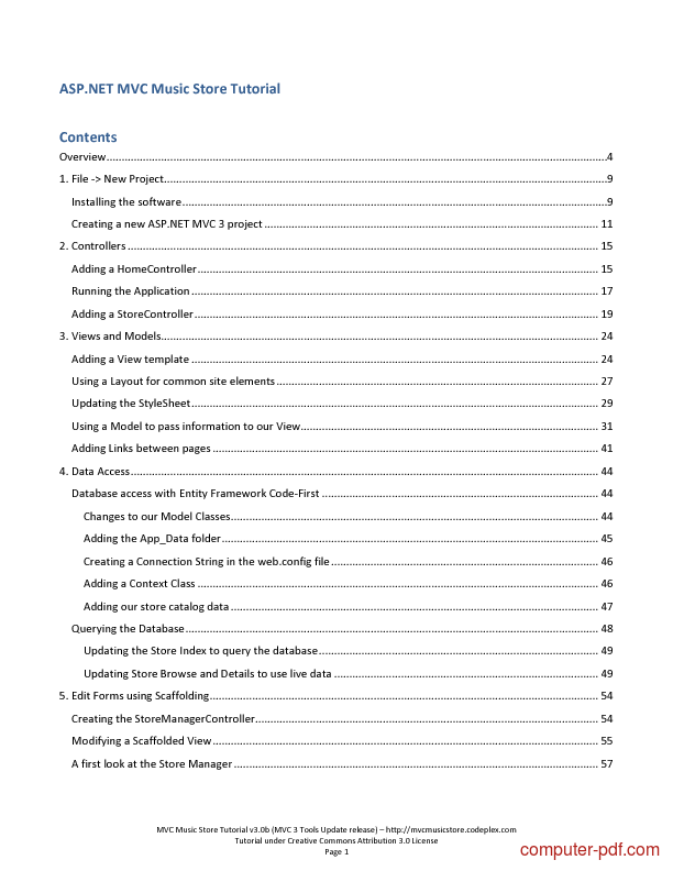 Mvc Tutorial For Beginners Pdf