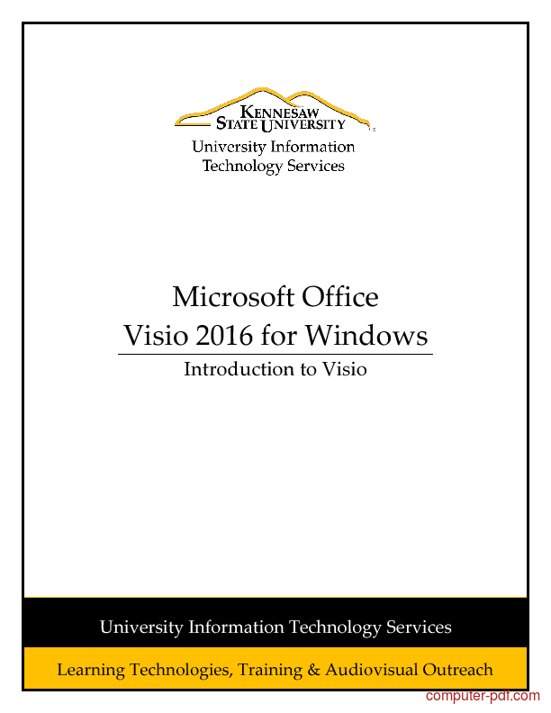 Pdf Introduction To Visio 16 Free Tutorial For Beginners