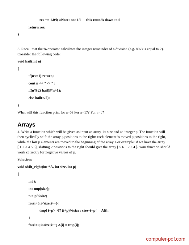 c programming assignments with solutions