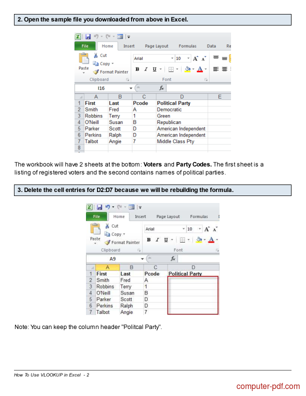 Pdf Excel How To Use Vlookup Free Tutorial For Beginners Pdf Excel How To Use Vlookup Free Tutorial For Beginners