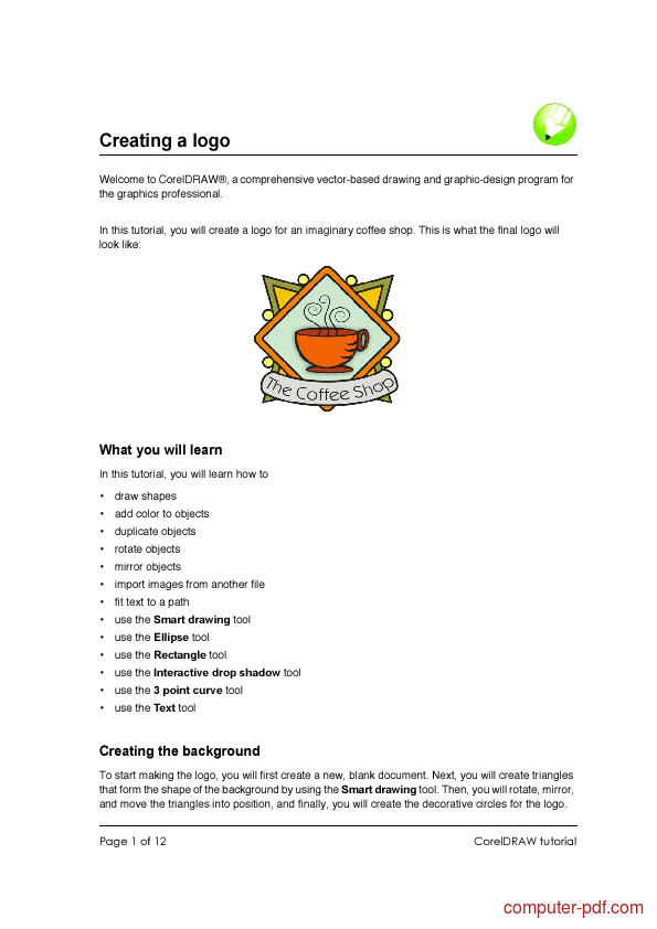 corel draw logo design tutorials