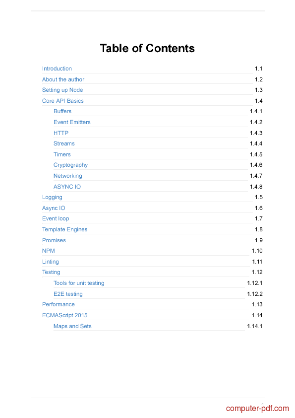 New PDF release Pro Node.js for Developers