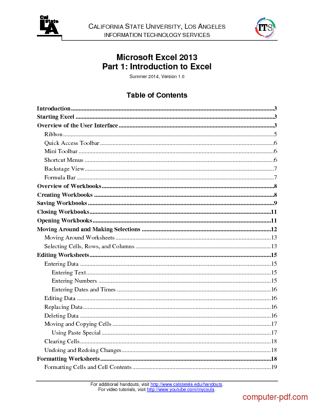 belajar dasar microsoft excel 2010 pdf