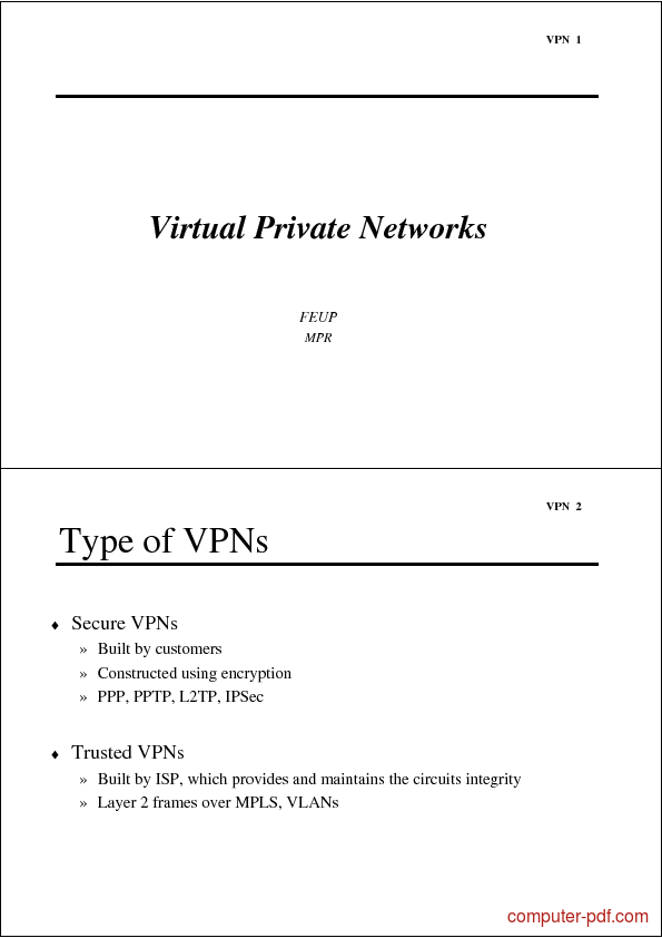 troubleshooting virtual private networks pdf file