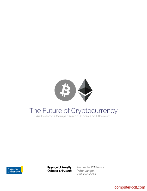 future of cryptocurrency pdf