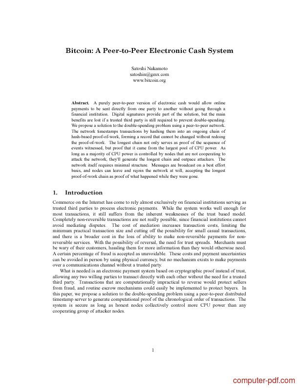 Bitcoin a peer to peer electronic cash system download обмен валюты франсабанк