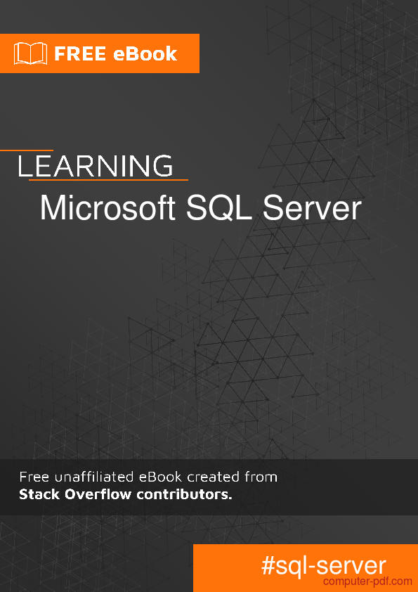 [PDF] Learning Microsoft SQL Server free tutorial for Beginners