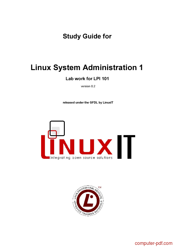 Pdf Linux System Administration 1 Lpi 101 Free