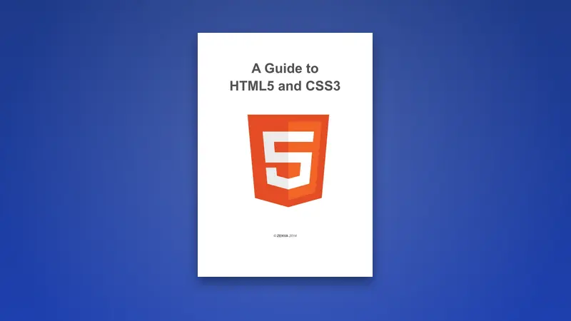 A Guide to HTML5 and CSS3 PDF: Master Web Development Skills — PDF cover