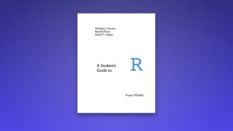 A Student’s Guide to R PDF: Data Visualization Techniques — PDF cover