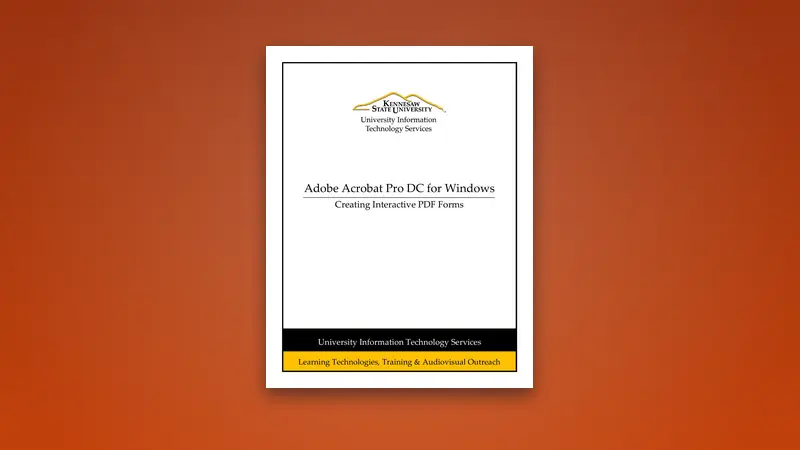 Acrobat DC PDF - Creating Interactive Forms — PDF cover