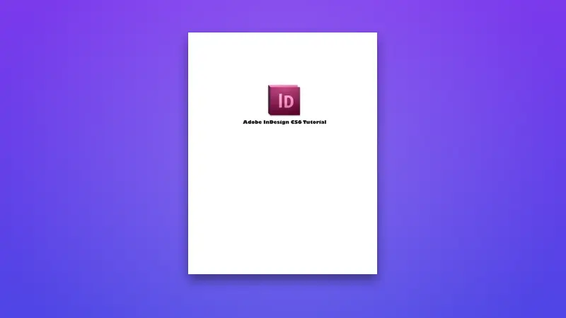 Adobe InDesign CS6 Tutorial PDF: Master Page Layout Skills — PDF cover
