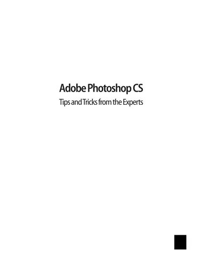 Adobe Photoshop CS Tips and Tricks — free PDF cover
