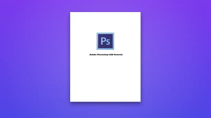 Adobe Photoshop CS6 Tutorial PDF — Essential Skills — PDF cover