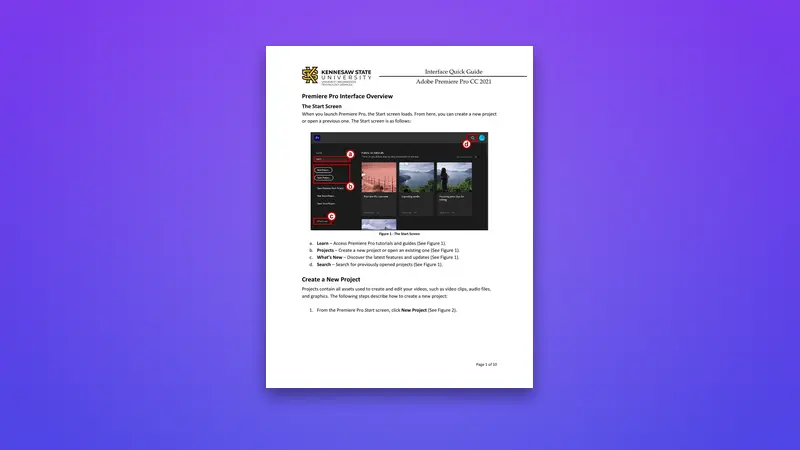 Adobe Premiere Pro CC PDF – Quick Guide — PDF cover