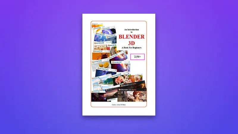 An Introduction to Blender 3D PDF: Beginner's Guide — PDF cover