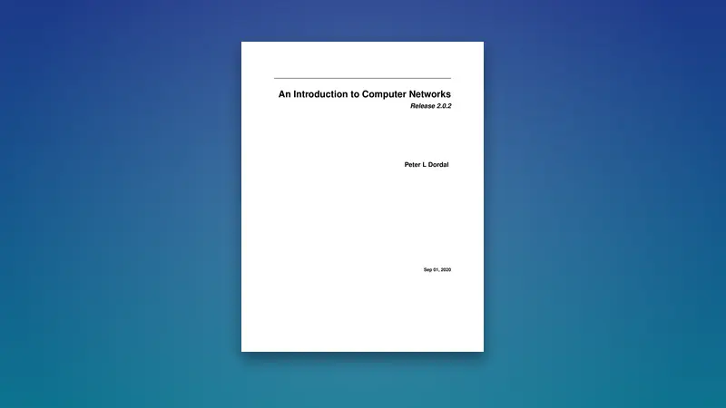 An PDF Introduction to Computer Networks — PDF cover