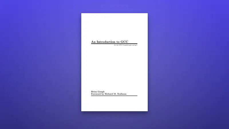 An Introduction to GCC PDF - Essential GNU Compiler Guide — PDF cover