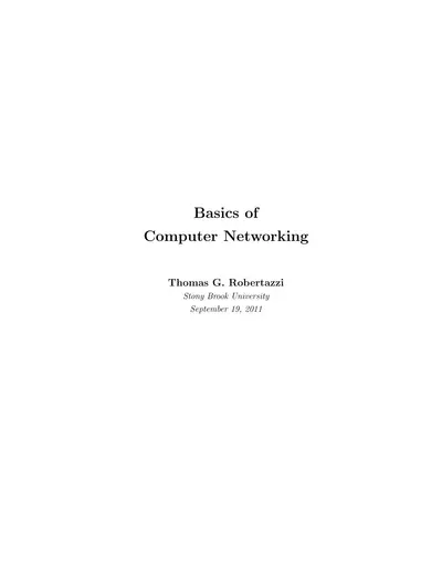Basics of Computer Networking — free PDF cover