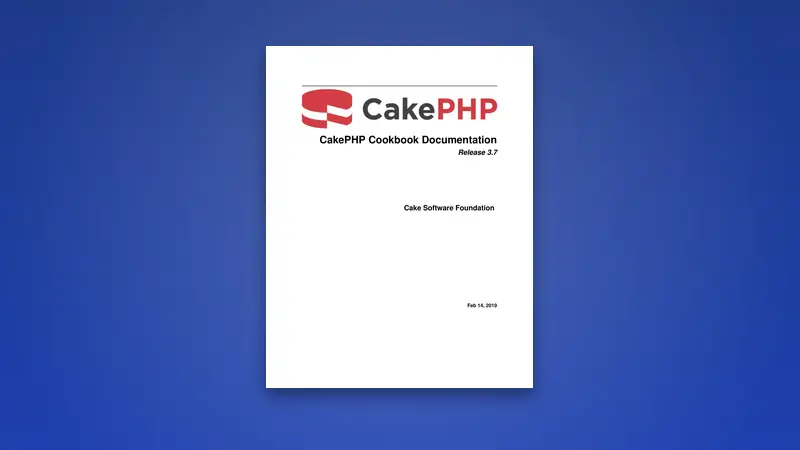 CakePHP Cookbook Documentation — Free PDF — PDF cover