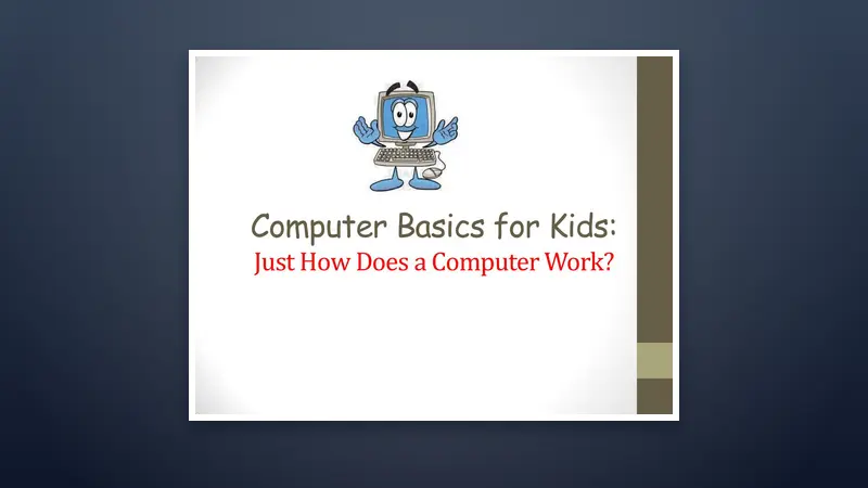 Computer Basics for Kids PDF: Complete Beginner's Guide — PDF cover