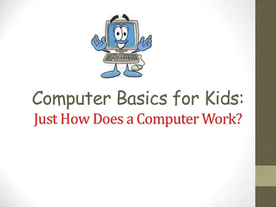 Computer Basics for Kids — free PDF cover