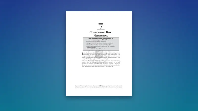 Configuration Basic Networking PDF: Tutorial and Labs — PDF cover