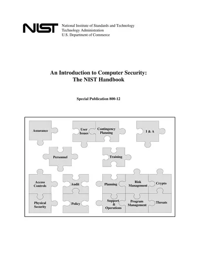 An Introduction to Computer Security — free PDF cover