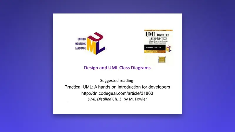 Design and UML Class Diagrams PDF: Practical Guide — PDF cover