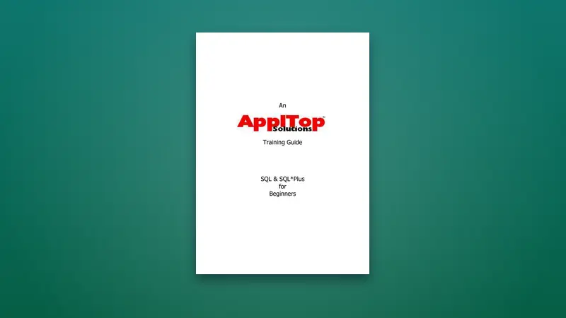 Oracle SQL & SQL*Plus for Beginners — Free PDF — PDF cover