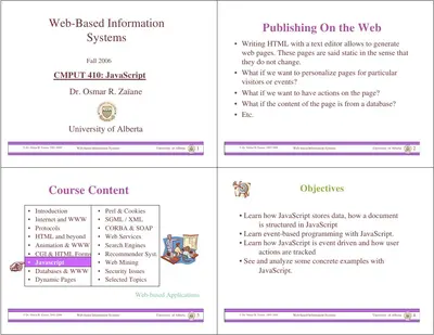 Cover of the JavaScript course PDF