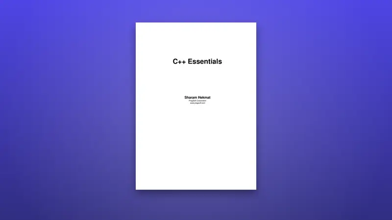 C++ Essentials PDF: Practical Core Programming Skills — PDF cover