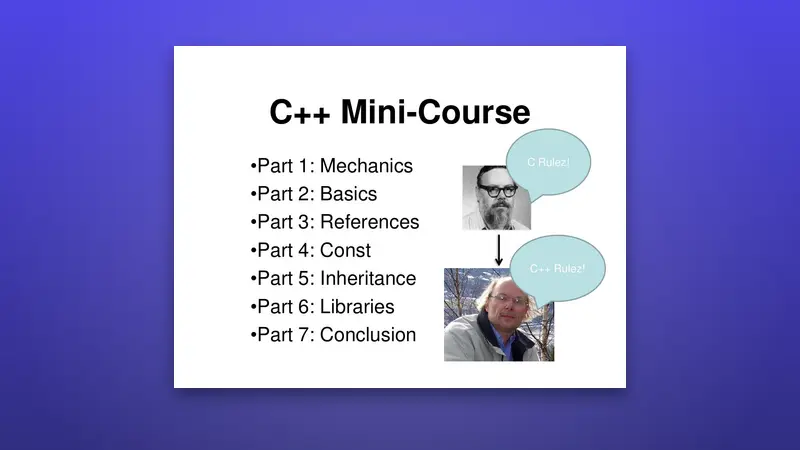 C++ Mini-Course PDF: Complete Guide to Essential Concepts — PDF cover