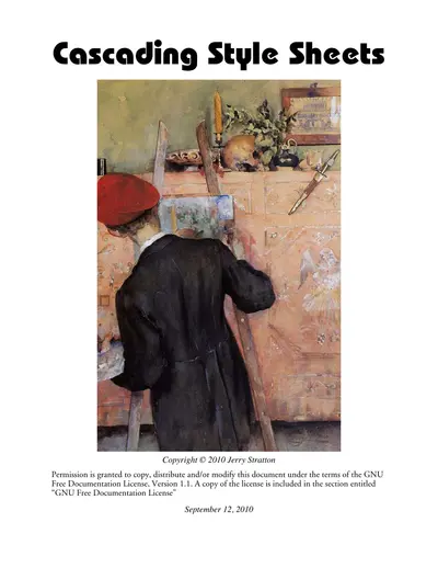 Cover of the CSS Cascading Style Sheets PDF
