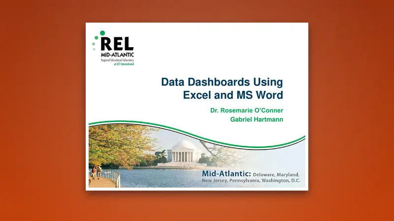 Data Dashboards Using Excel and MS Word — Free PDF — PDF cover