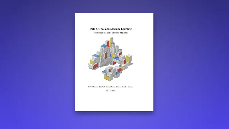Data Science and Machine Learning — Free PDF — PDF cover