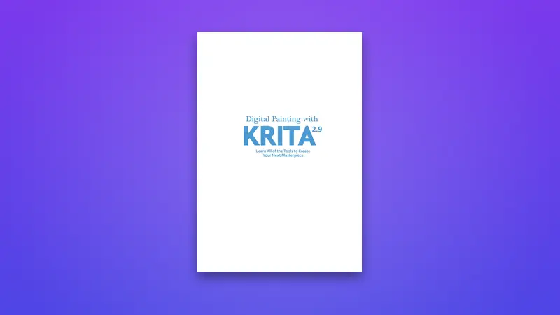 Digital Painting with KRITA: User Interface Guide — PDF cover