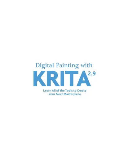 Digital Painting with KRITA — free PDF cover